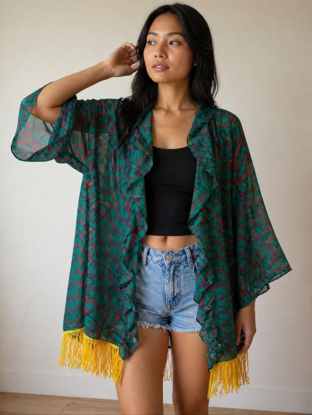 #1129 LuLaRoe Monroe Kimono